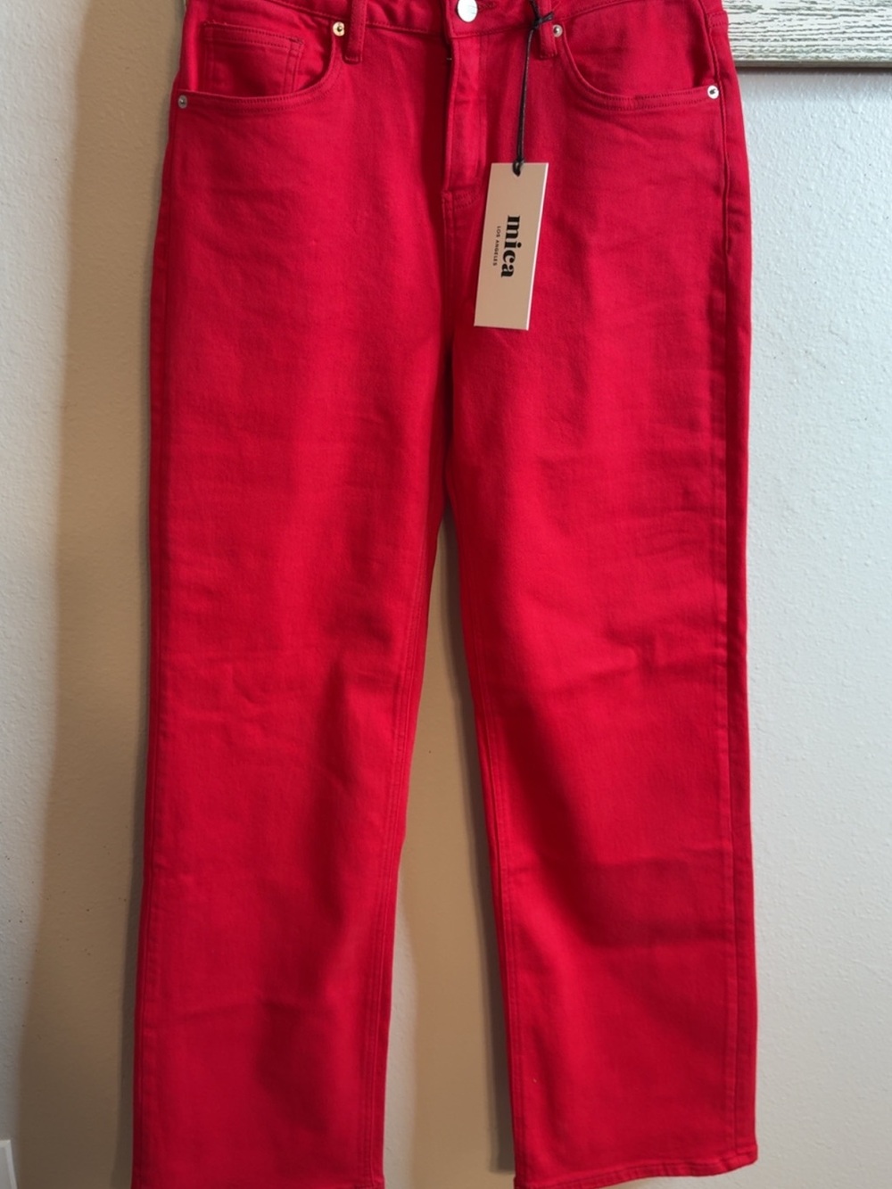 Mica Red Straight-Leg Women's Jeans